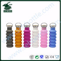 Q-U COLLAPSIBLE Water Bottle 750ml + LEAK PROOF VALVE | BPA-Free Food-Grade Silicone